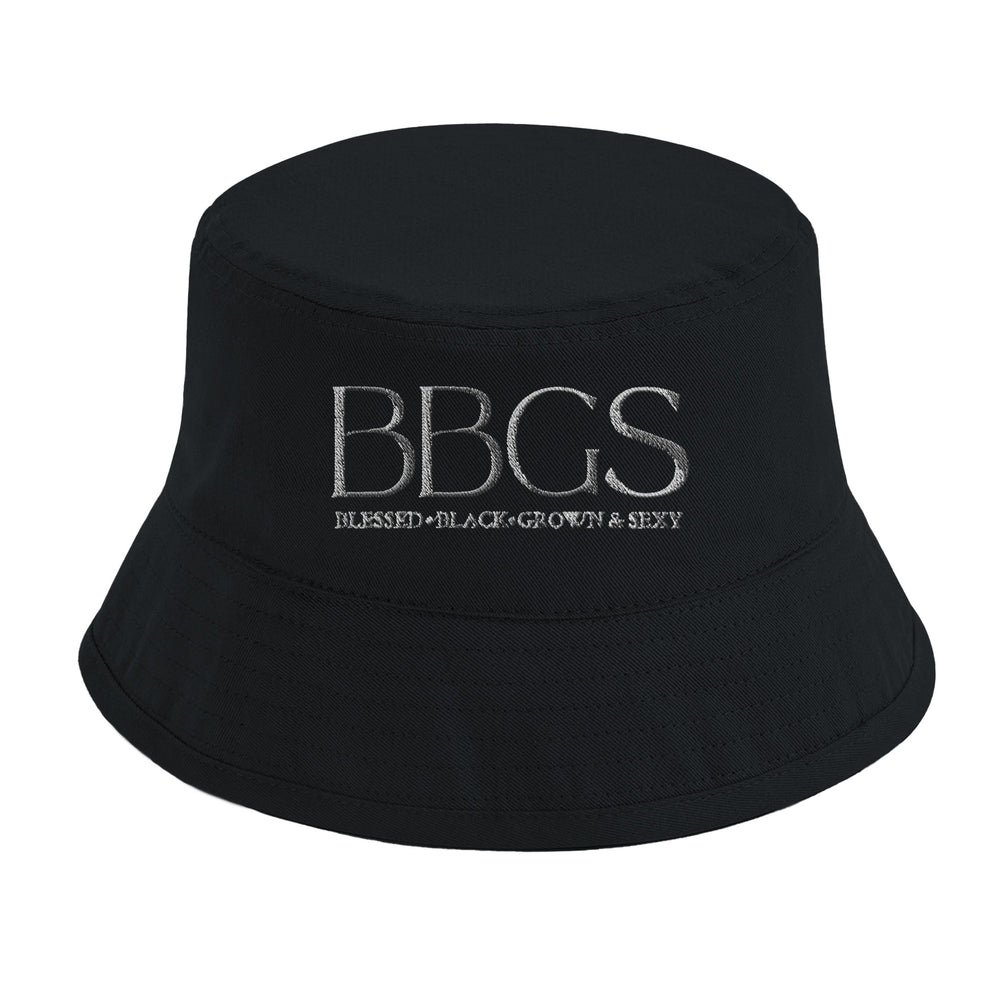 BBGS Organic Cotton Bucket Hat (White Logo)